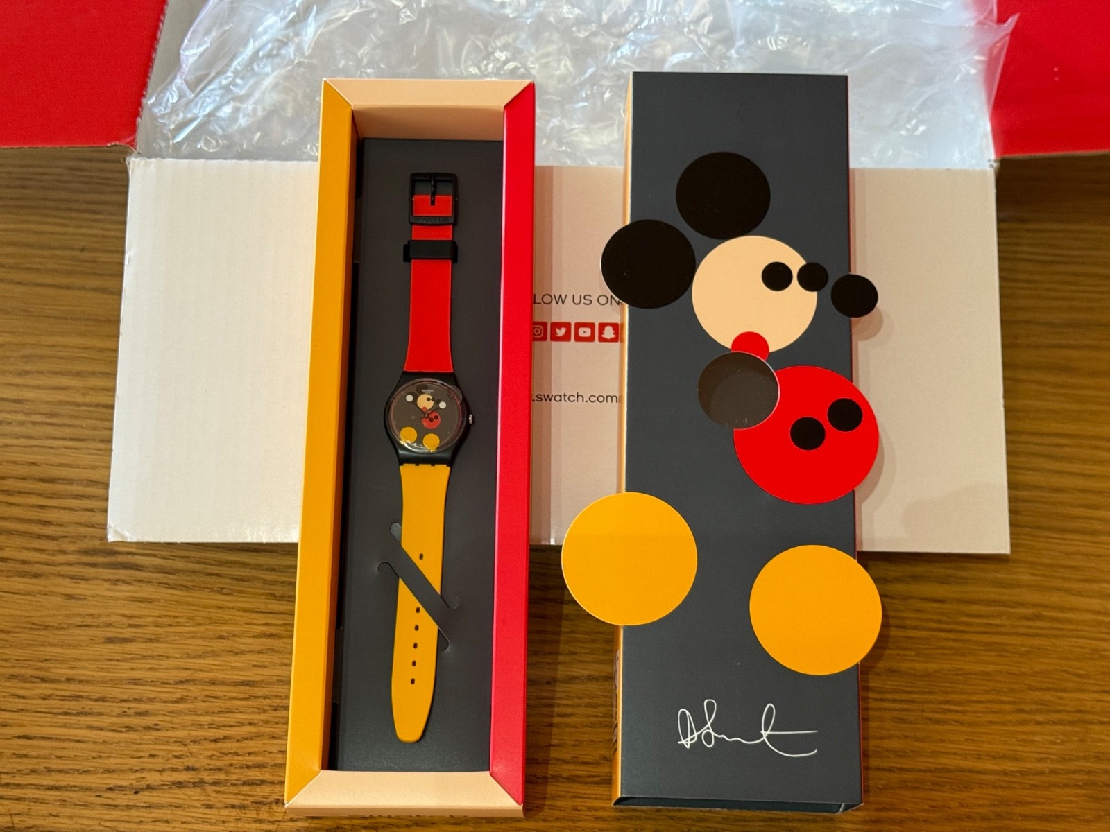 Swatch X Damien Hirst Spot Mickey — NEW