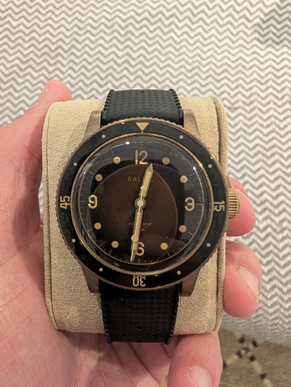 Baltic Aquascaphe Bronze 200m Diver | Bronze Case | Full Kit Box & Papers