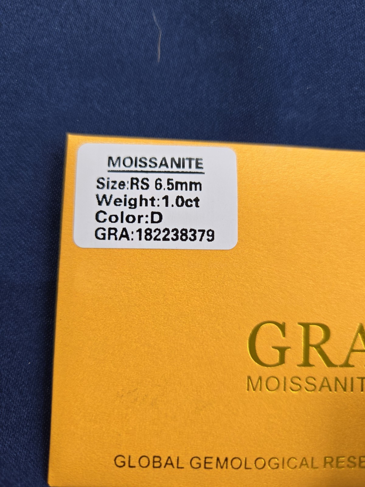 1 ct moissanite loose