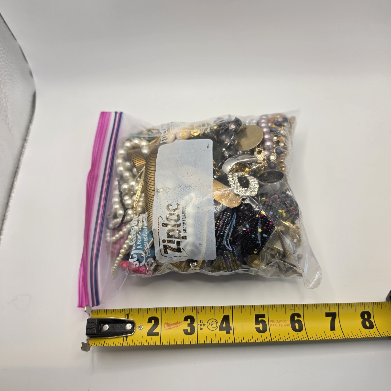 Bag Old Unsearched Jewelry Lot Vintage Estate Find Junk Drawer Aprox 4lbs
