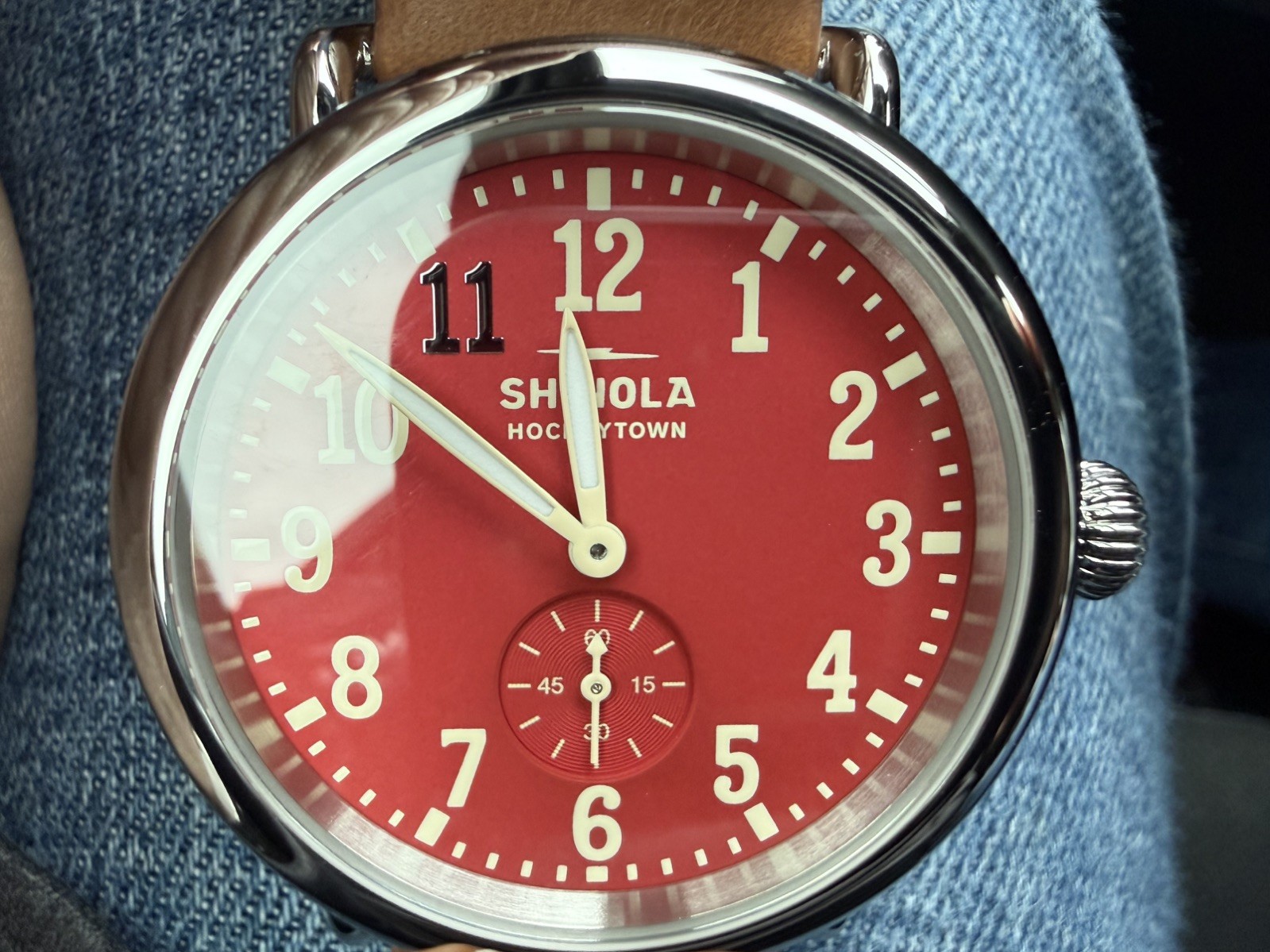 Shinola x Detroit Red Wings Centennial Runwell Watch