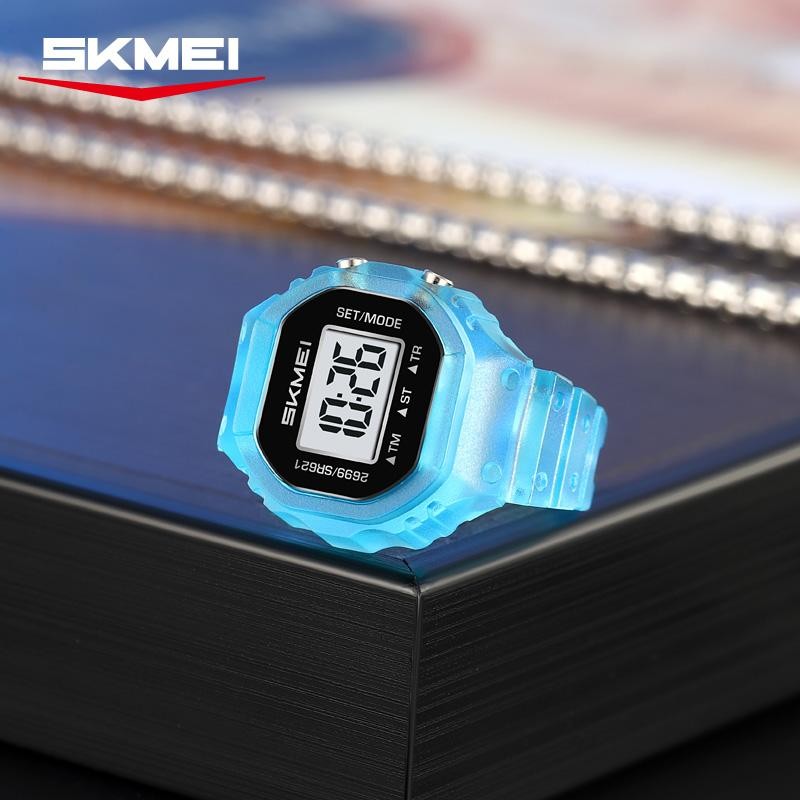 SKMEI 2699 Women’s Ring Watch LED Digital Chronograph Party Jewelry Finger Watch
