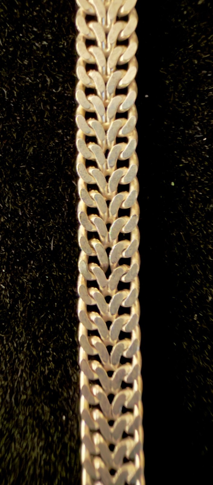 Vtg Milor Italy 925 Sterling Silver Double Link Curb Chain Necklace 24″ 11.21g