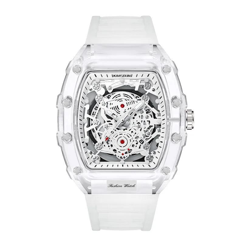 KIMSDUN Transparent Men’s Watch Quartz Wristwatch Luminous Waterproof watch