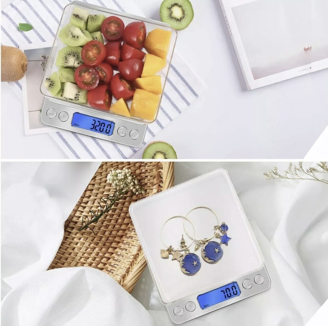 Digital Weighing Scale 0.1 Grams To 3000 Grams. Great For Kitchen And Jewellry