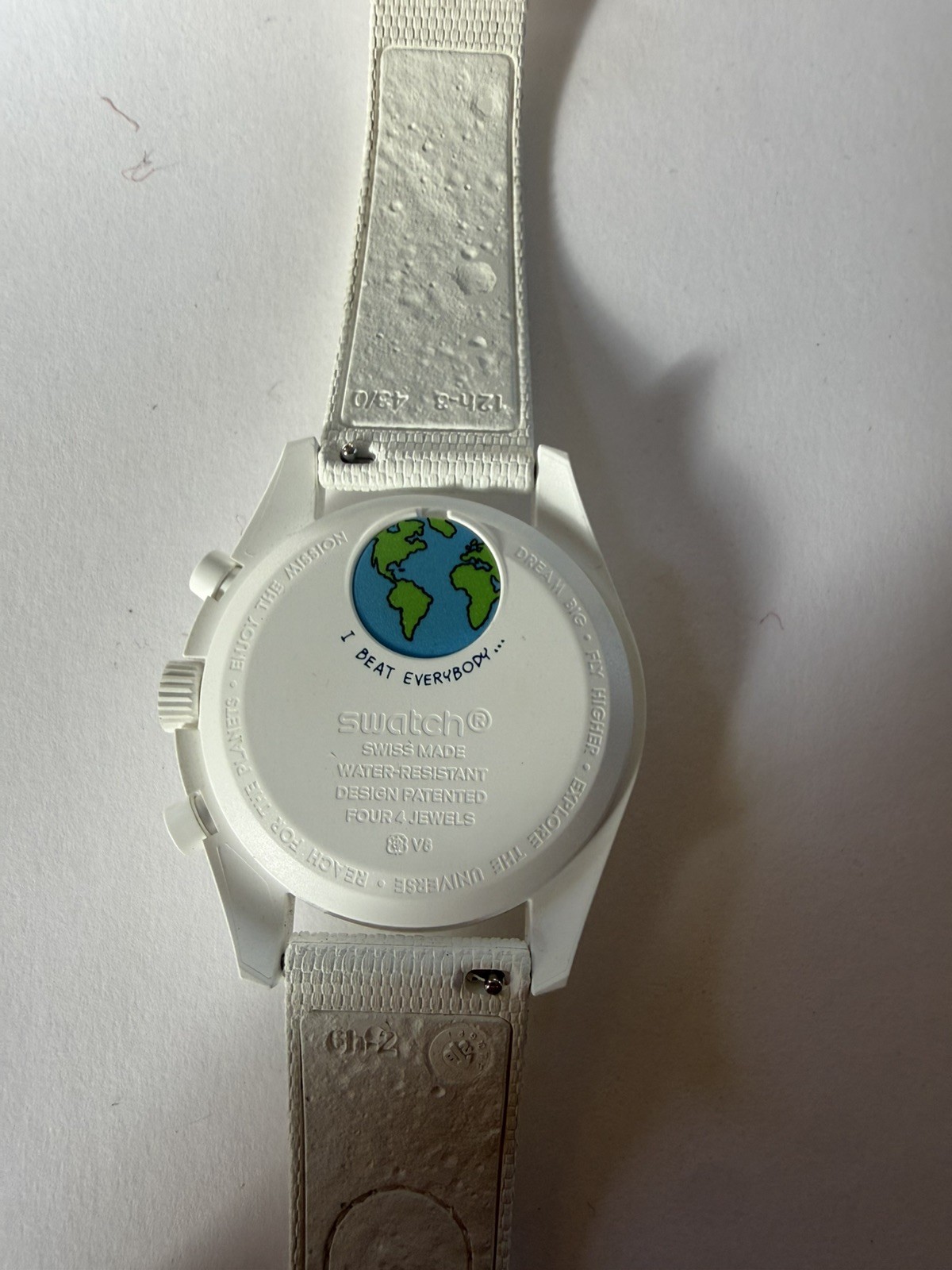 OMEGA x Swatch MoonSwatch Mission to Earthphase Moonshine Gold 42mm White UNWORN