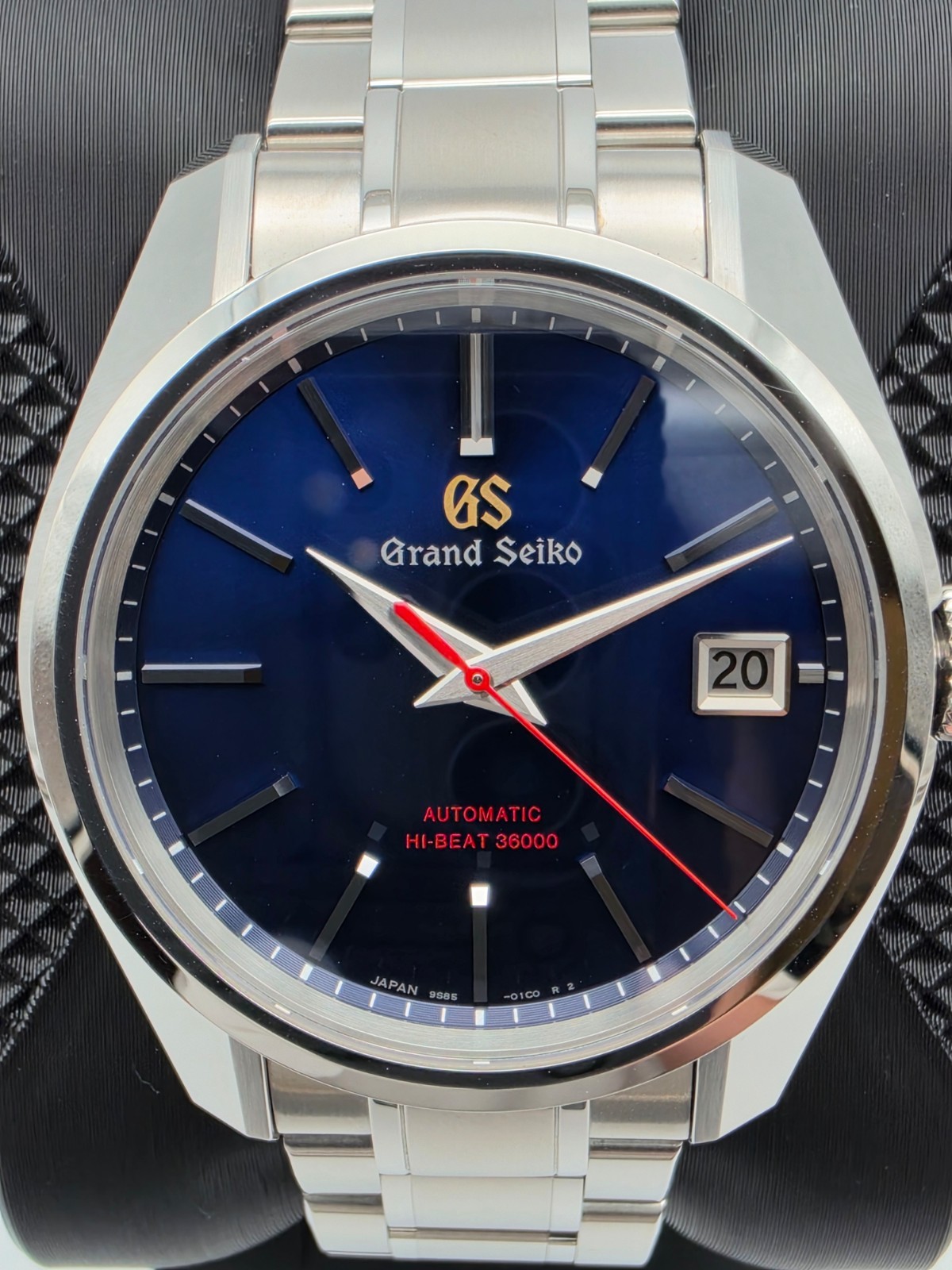 Grand Seiko SBGH281 Hi-Beat 36000 Blue Dial 60th Anniversary Limited Box