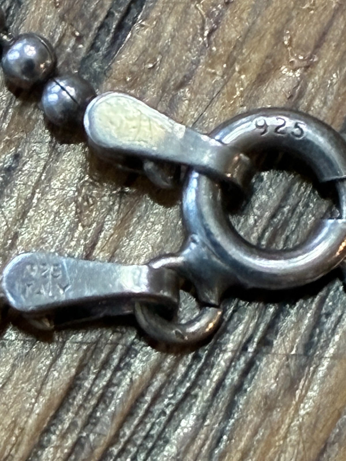 Sterling Silver 925 Italian ball bead link chain bracelet Knife Gun Noose Charms