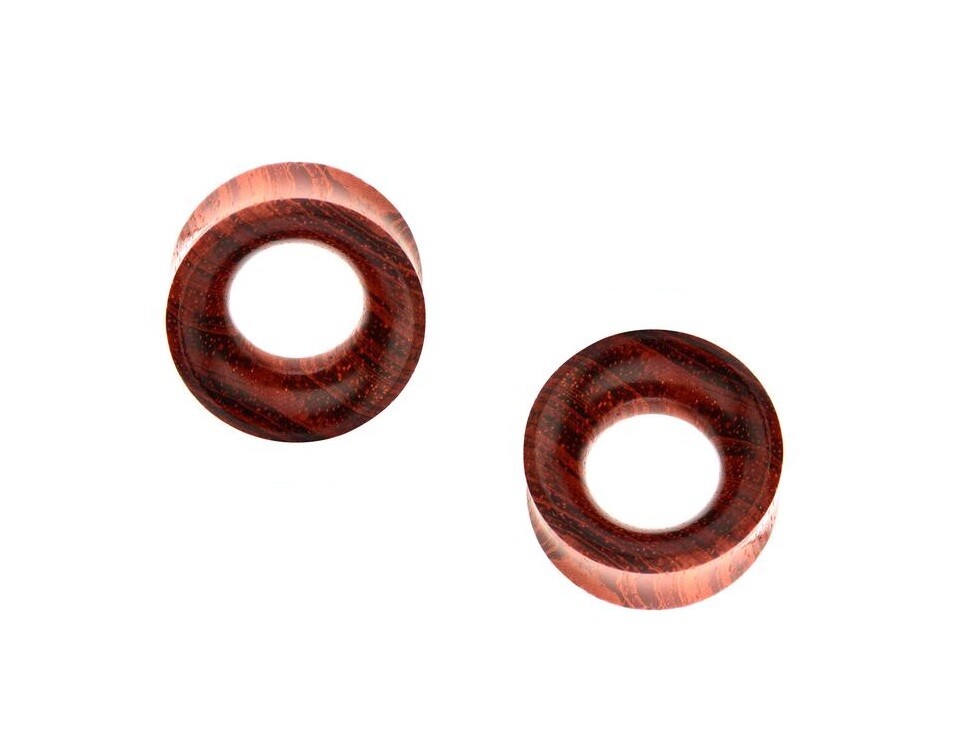 Tunnels Organic Sawo Wood Flared Sold as a Pair Large Gauge – Wholesale