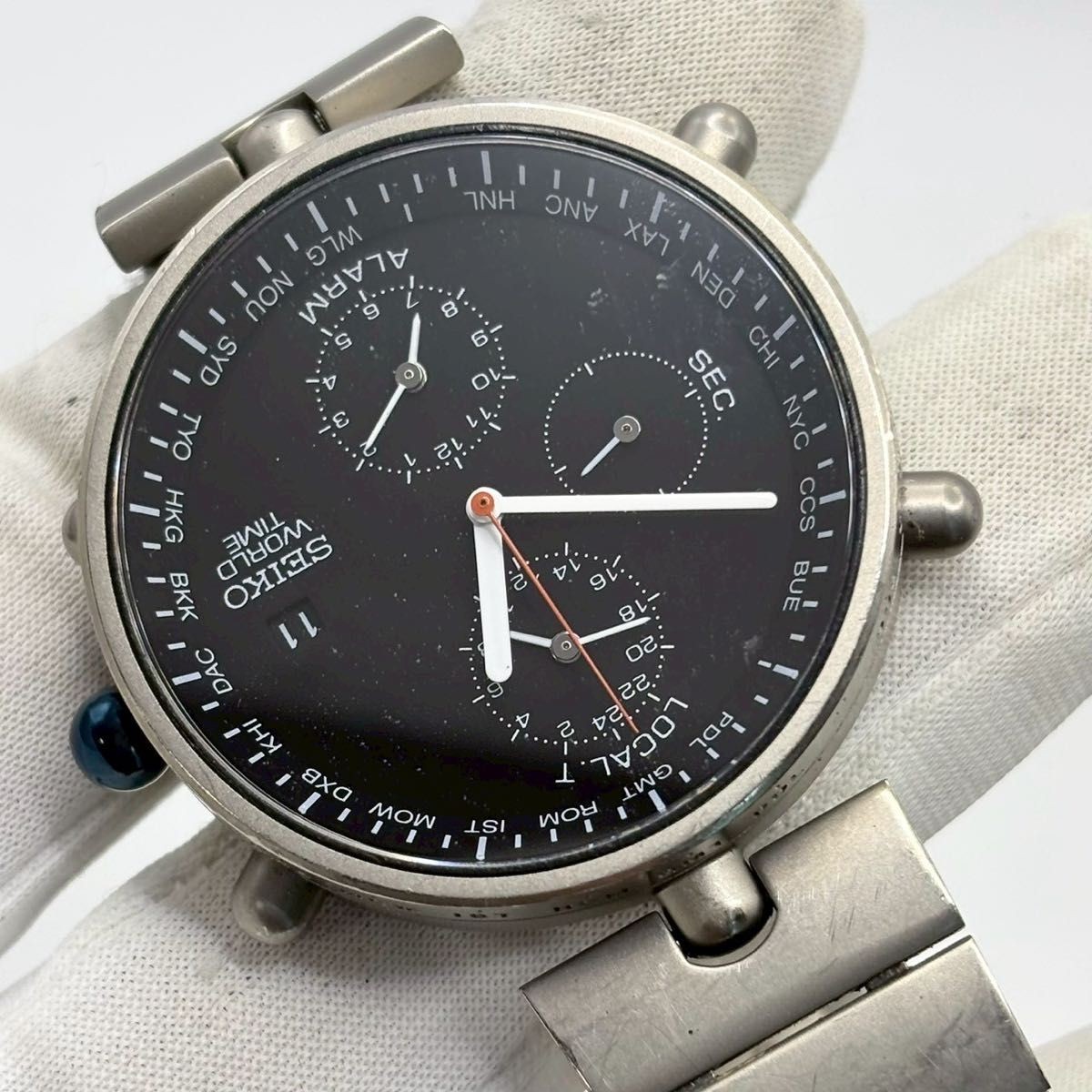 SEIKO World Time 5T52-0010 Quartz Limited Watch