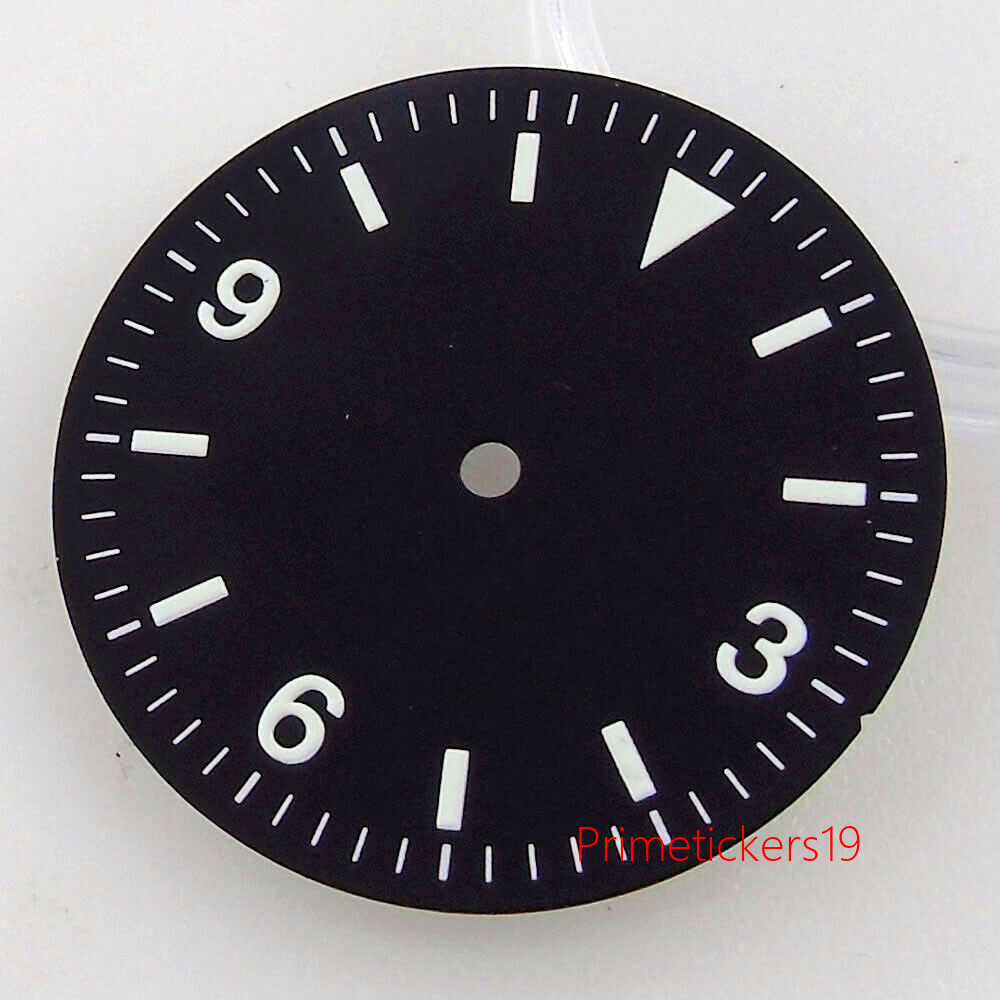 29mm Black Watch Dial Hands Set Fit NH35 NH36 ETA2824/36 PT5000 MIYOTA82 DG2813