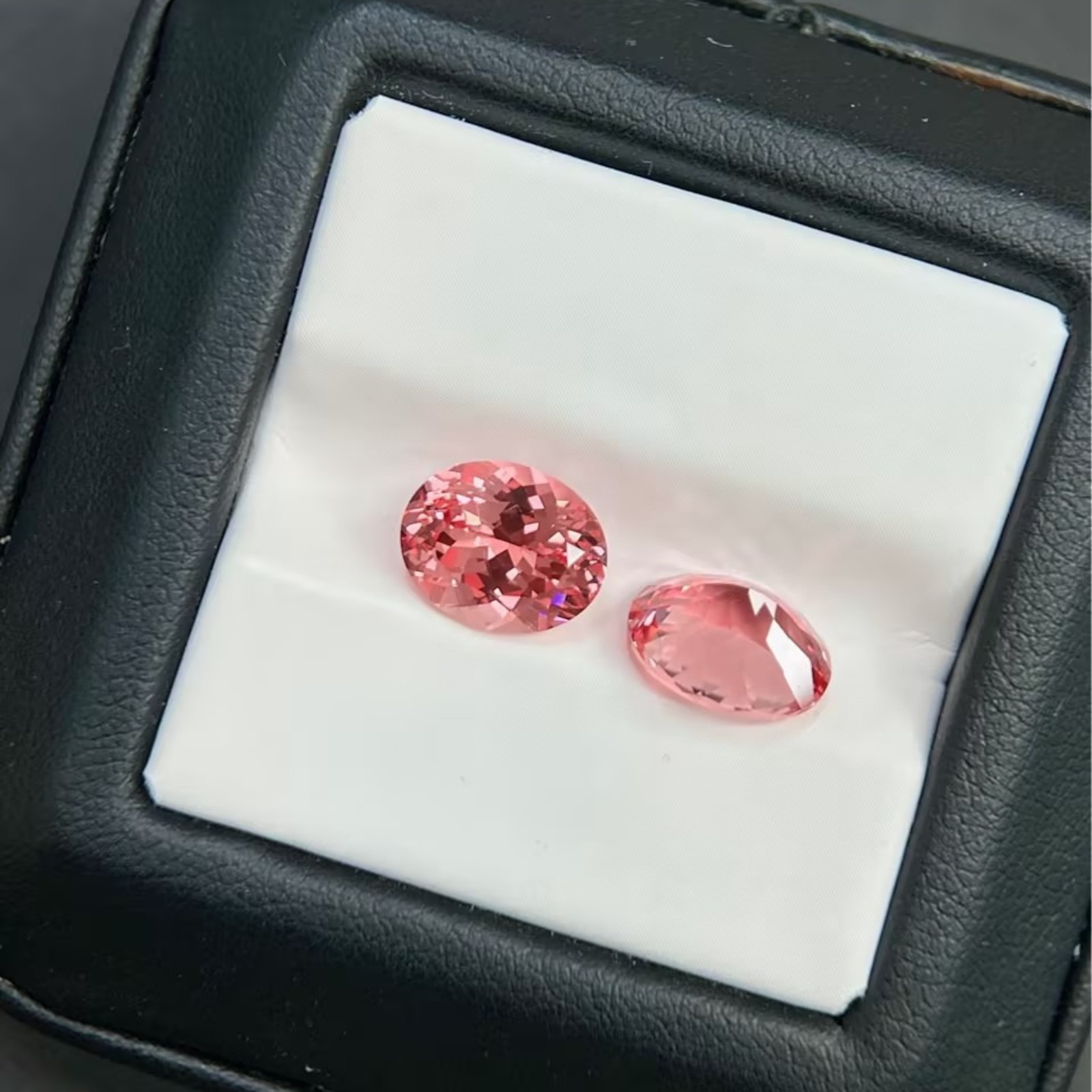 Lab Grown Padparadscha Gemstone 0.5-5ct For Ring Pendant Jewelry Making AGL