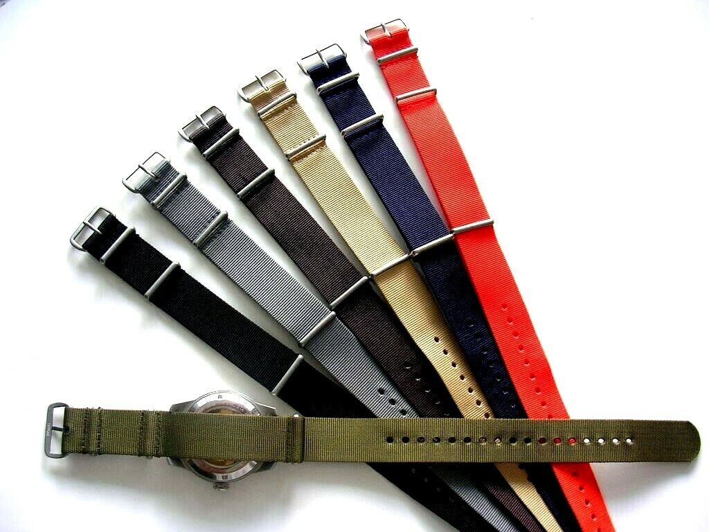 NATO G10 ® Ballistic nylon 2 or 3 pack watch band straps RAF Military IW SUISSE