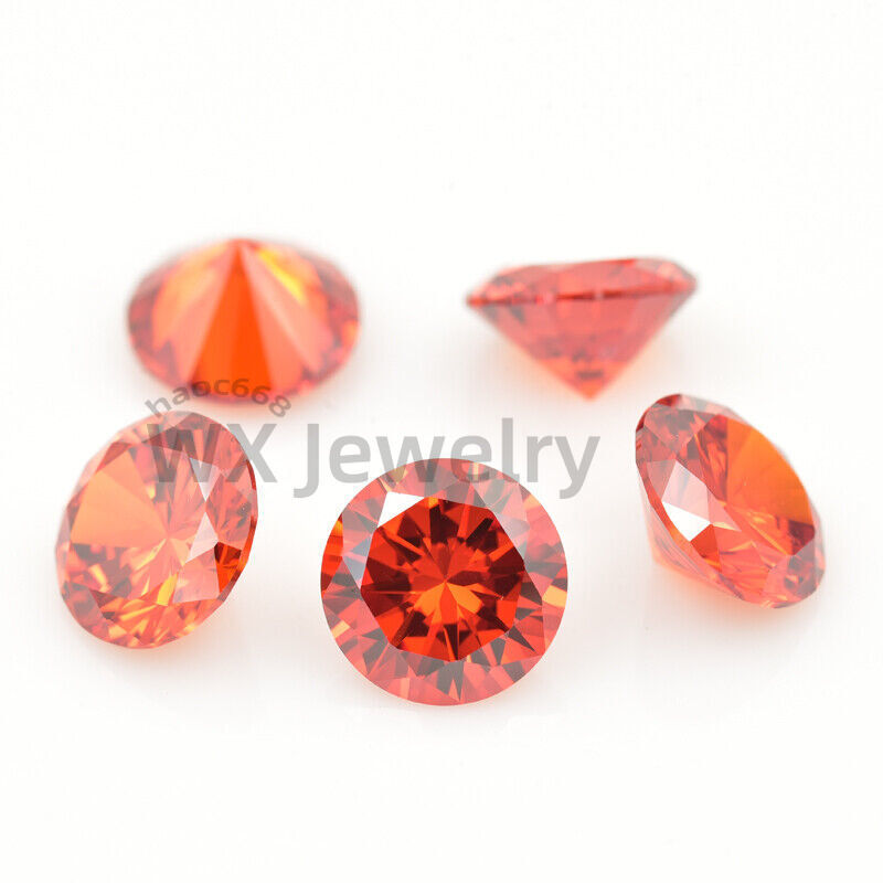 1000pcs 0.8~3.5mm Round Loose CZ Stone High Quality Cubic Zirconia Various Color