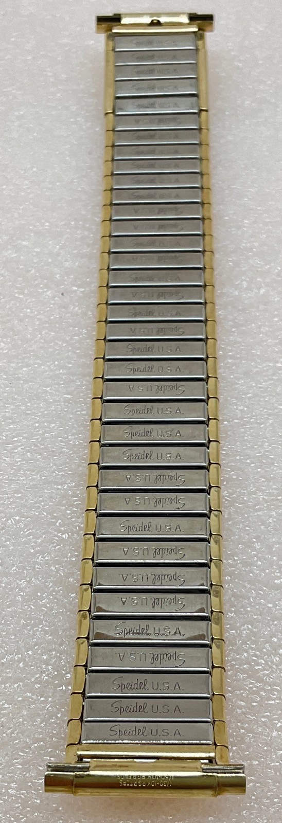 Vintage GTE 10k Gold Emblem Speidel Stretch Gold Tone Watch Band