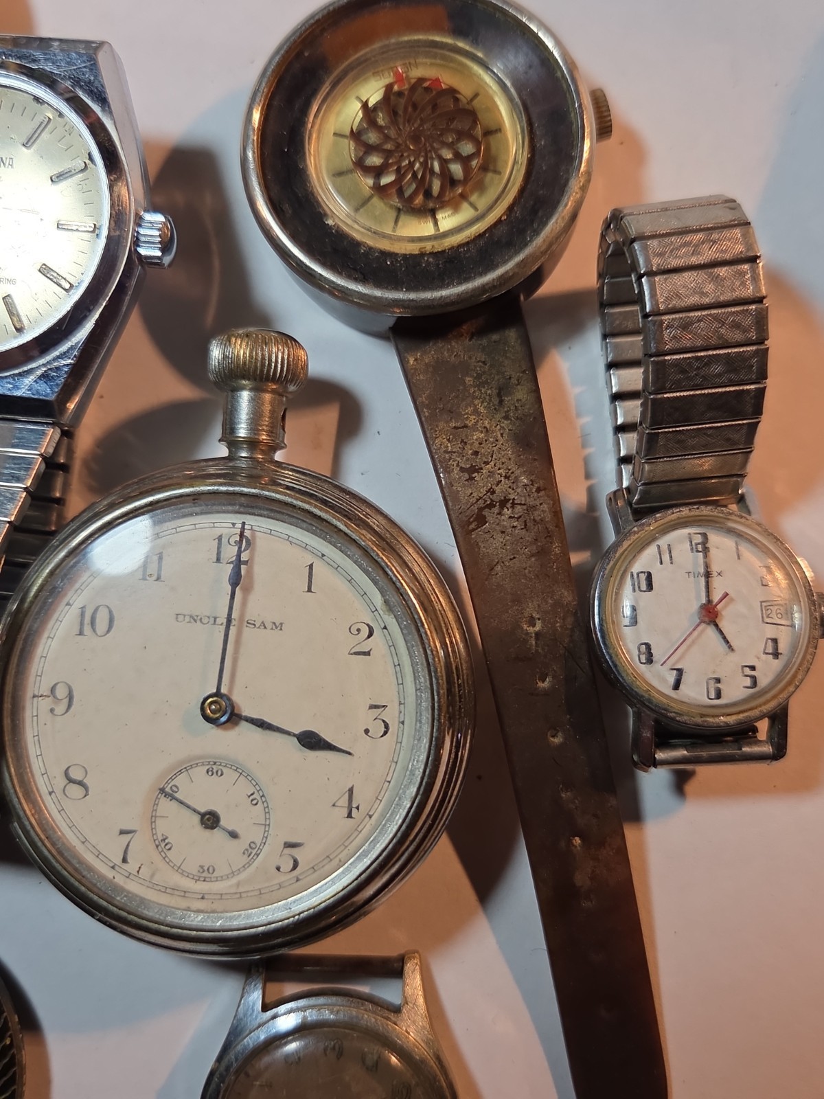 Mechanical Watch Lot, Parts or Repair, None Are Running