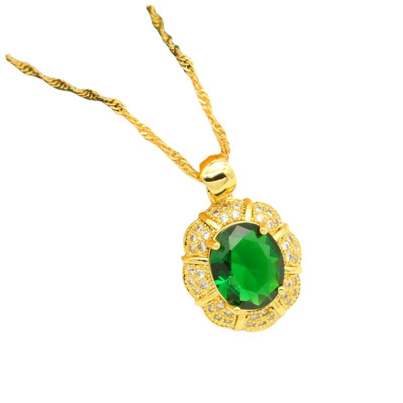 Women’s Fashion Simple Full Rhinestone Zircon Jewelry Set