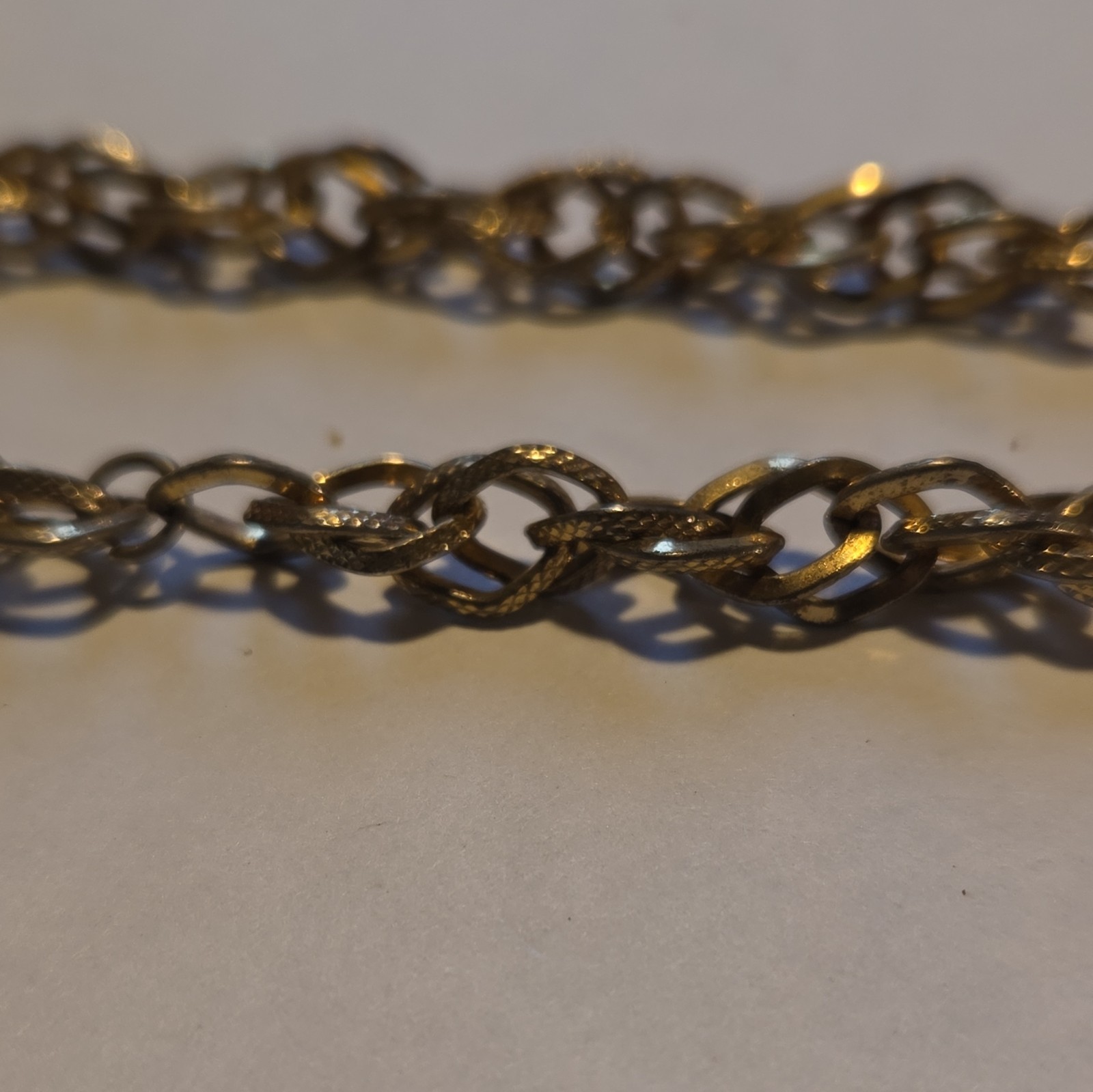 Tifari Gold Tone Rope Chain Necklace, Metal Chain Style, No Stone, 0 Gemstones