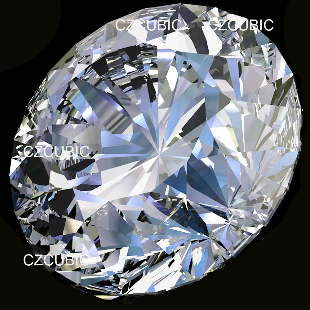 CUBIC ZIRCONIA LOOSE ROUND STONES CLEAR CZ EXCELLENT TOP 7A QUALITY US SHIPPER 6