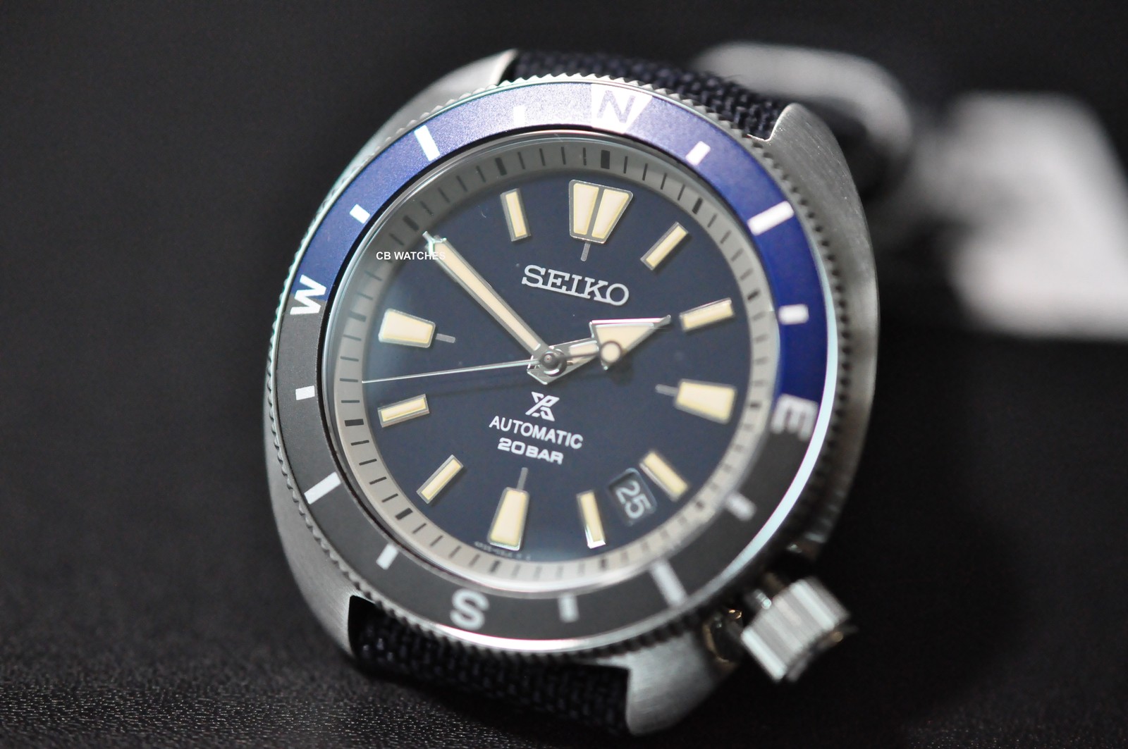 SEIKO PROSPEX SRPG15K1 SRPG15 “LAND TORTOISE” BLUE AUTOMATIC WATCH