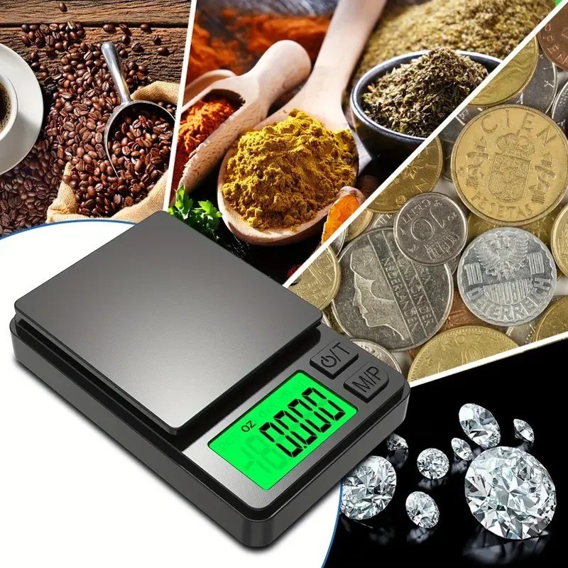 500g x 0.1g Digital Pocket Scale Mini Jewelry Food Gram LCD Balance USA