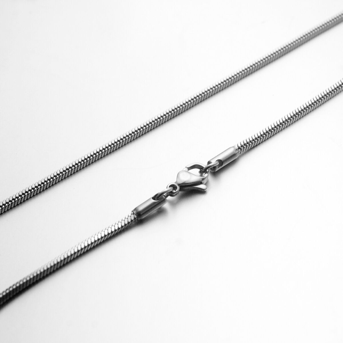 Woman Man 0.9/1.2/1.5/2mm Stainless Steel Square Snake Chain 18-28” Wholesale
