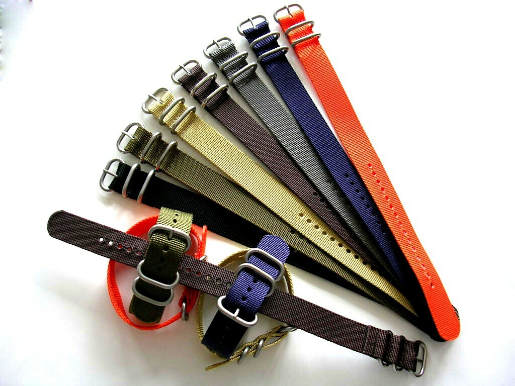 1pc NATO® strap UTC SS Ballistic Nylon MoD RAF G10 watch band Bond IW SUISSE USA