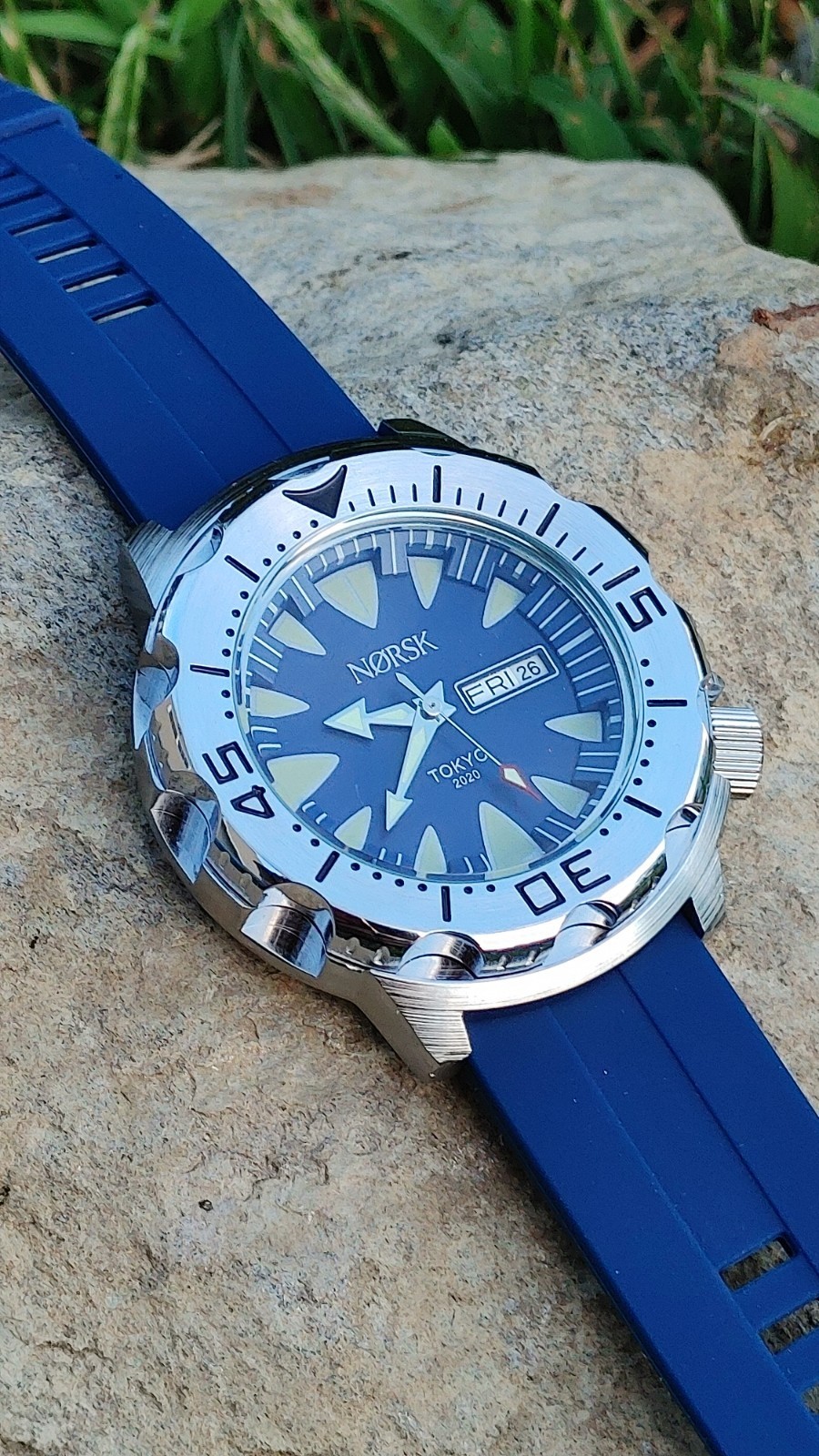 Sea Monster Diver Watch, Norsk, Olympic Citizen Quartz – Blue, 2020 Olympics
