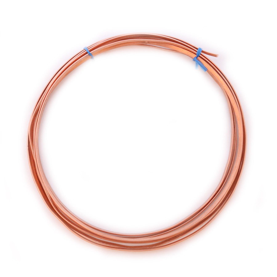 99.9% Pure Copper Wire Dead Soft Half Round 6 8 10 12 14 16 18 20 21 22 24 Gauge