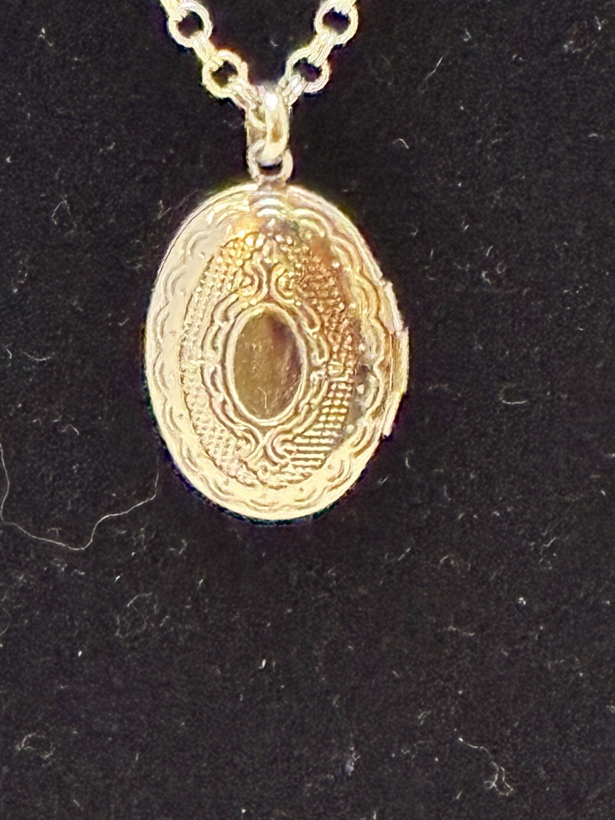 Vintage Silver Tone Multi Strand Layered Locket Necklace Floral Filigree Slide