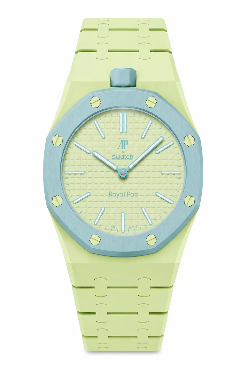 Luxury Mod Kit For AP x Swatch Royal Pop Bioceramic Rubber Strap Case