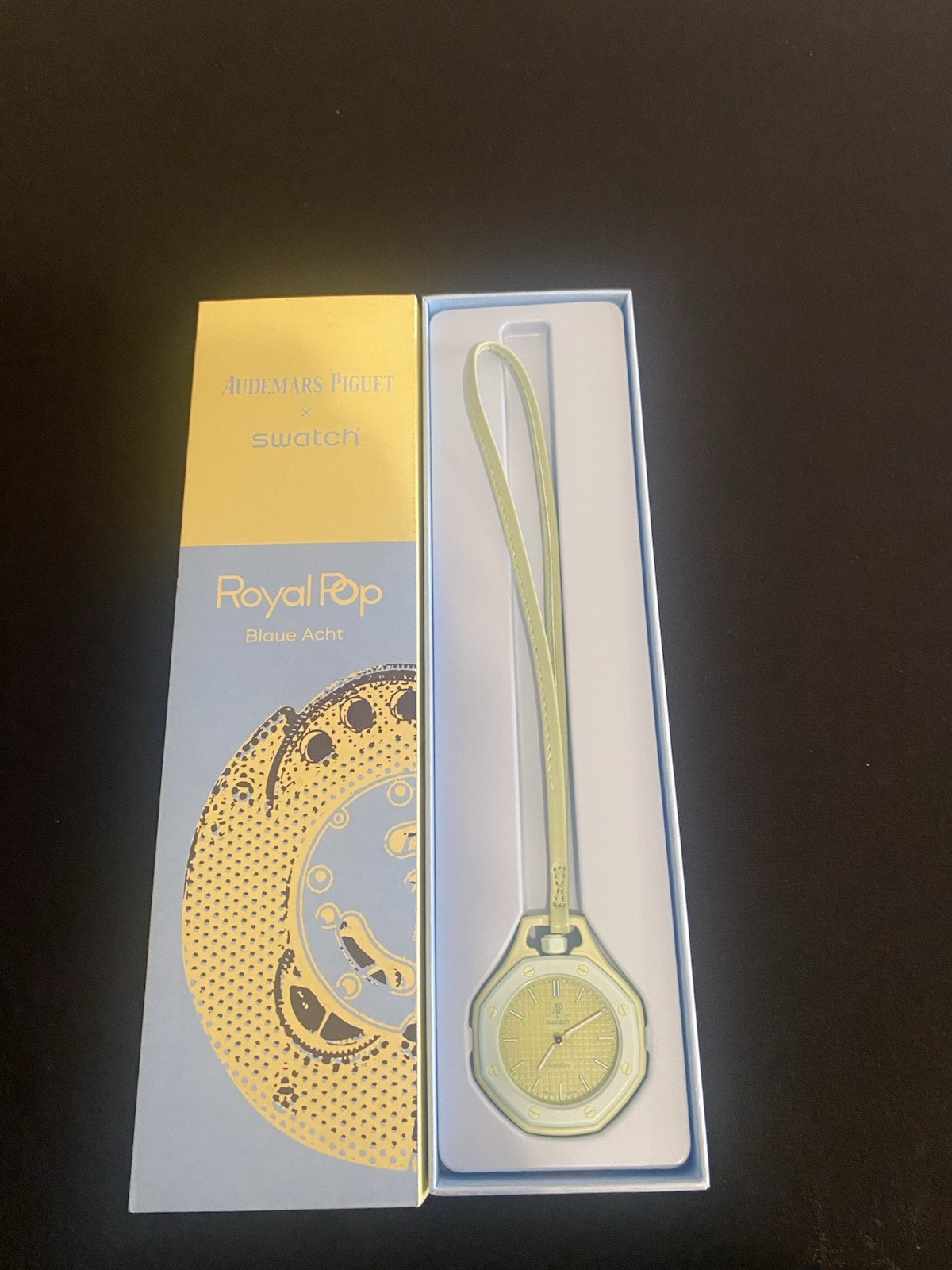 Swatch x AP Royal Pop Blave Acht Unworn with Bag Brand New