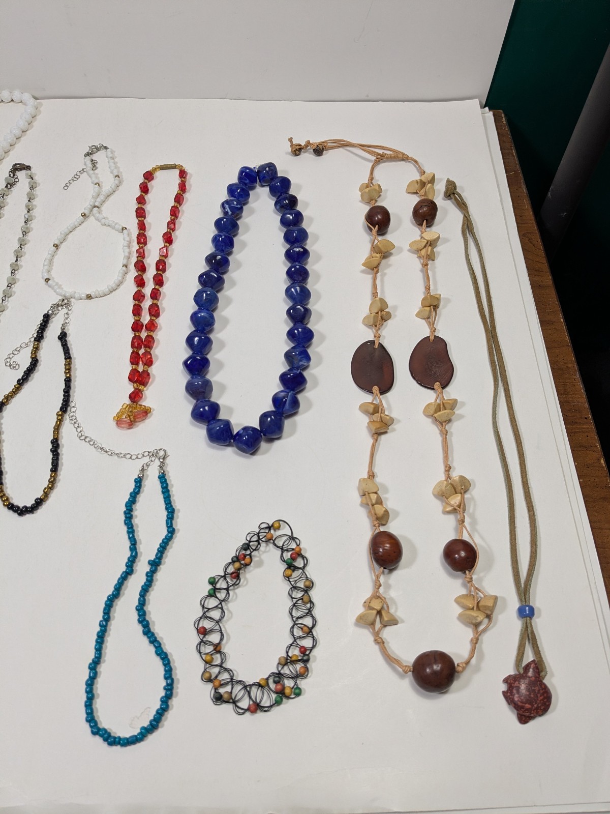 Beaded Necklace Lot 14 Fashion Jewelry Ready to Wear Variety Colors Styles