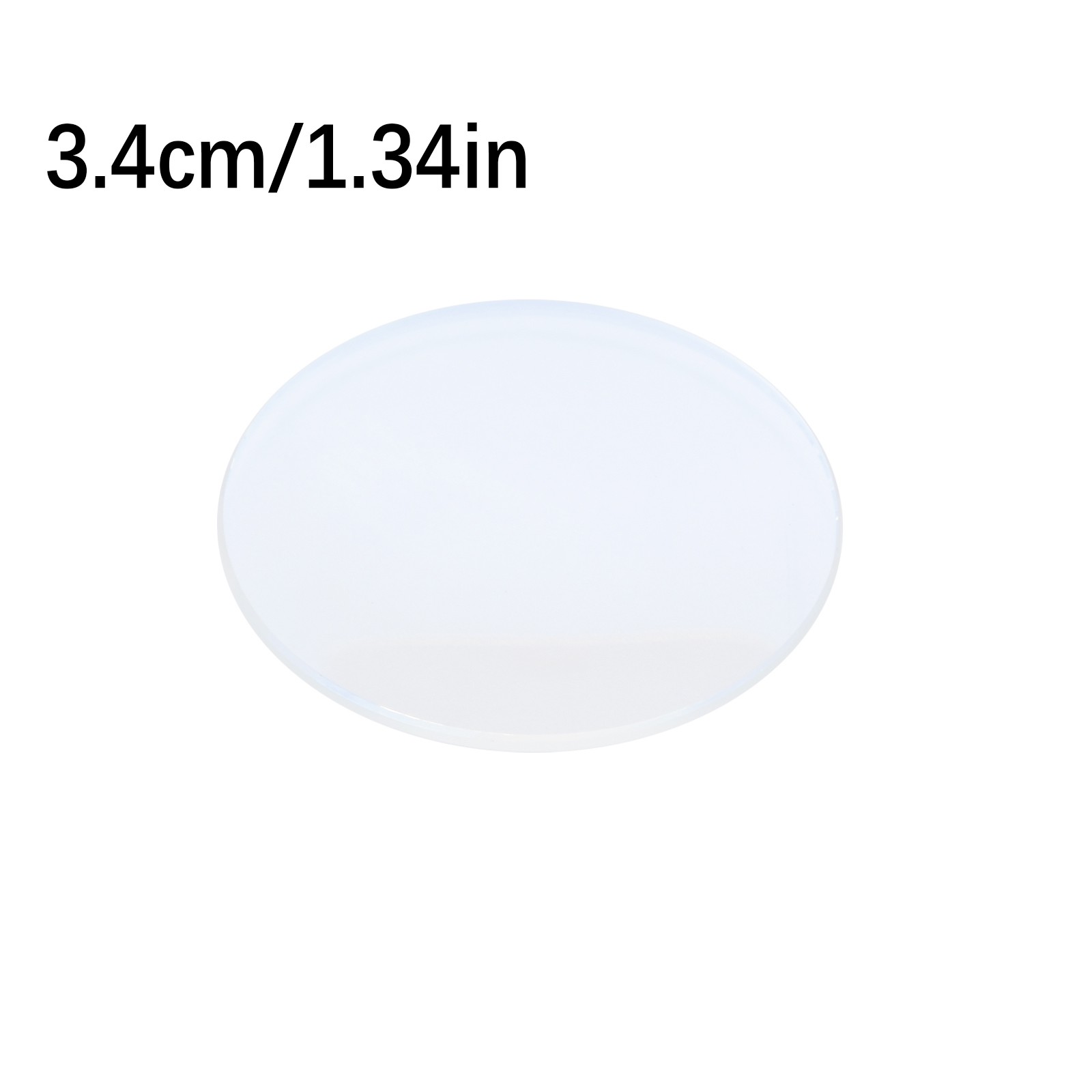 34mm Diameter 1.2mm Blue AR Coated Double Dome Mineral Watch Glass Crystal
