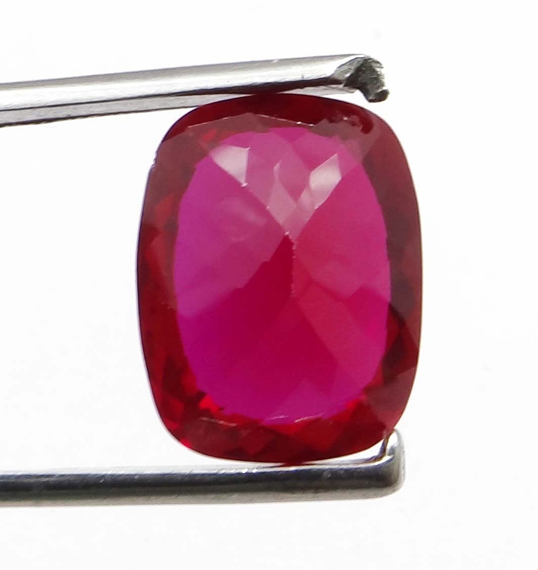 NATURAL 13.3 CTS PIGEON BLOOD RED RUBY coushion GEMSTONE CERTIFIED