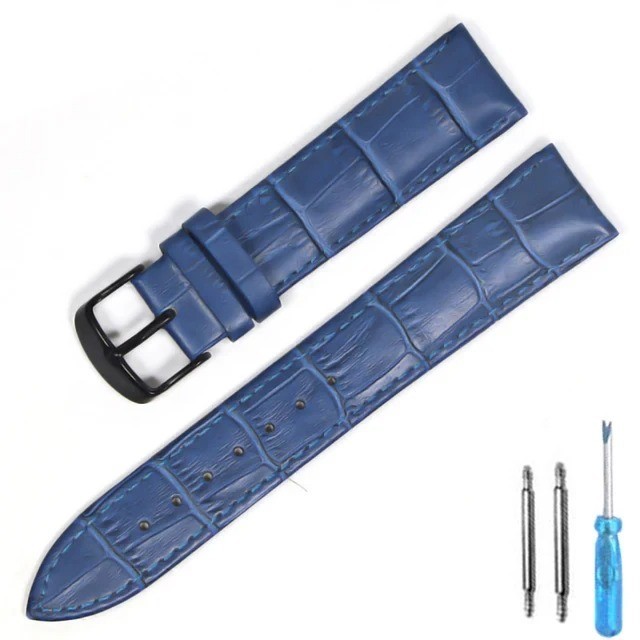 Genuine Leather Mens Watch Strap Band Brown Black 12mm 14mm 16mm 18mm 20mm 22mm