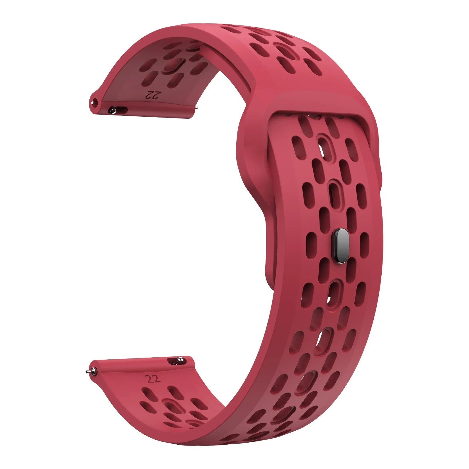 Silicone Sport Watch Strap 18/20/22mm Breathable Wrist Band for Watches