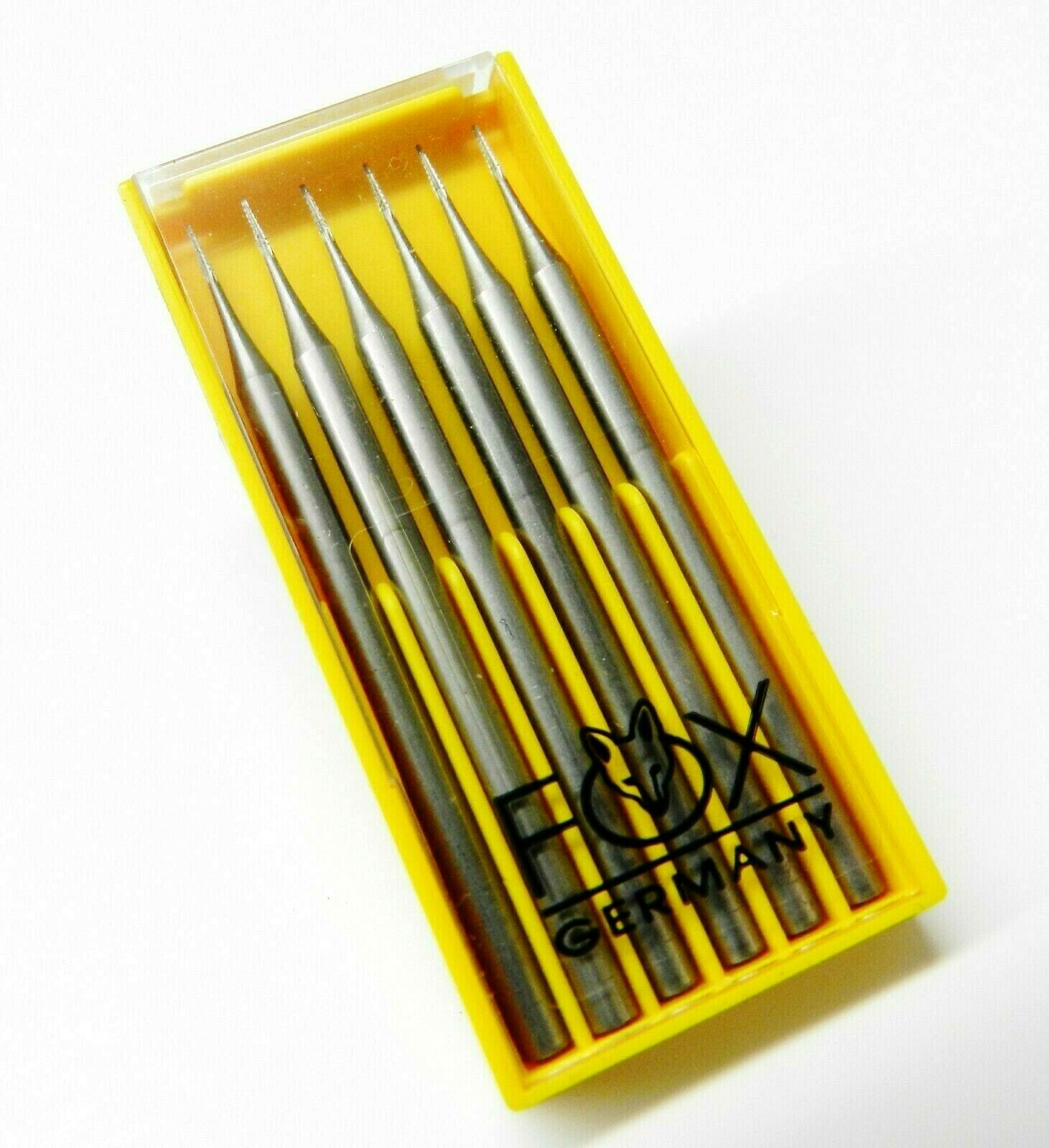 FOX Cone Square Cross Cut Bur Fig 23 Tapered Jewelry Bur 006 – 0.6mm Germany