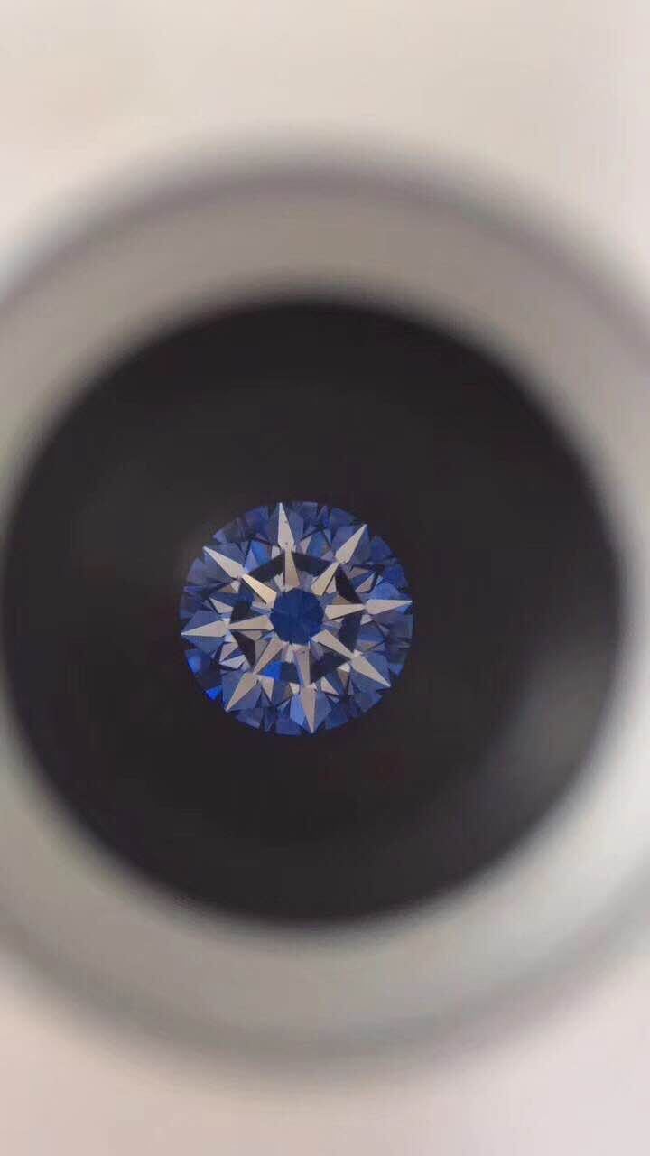 Brilliant Round Cut Loose Moissanite Stones 0.1-10ct Blue Green D Color Gemstone