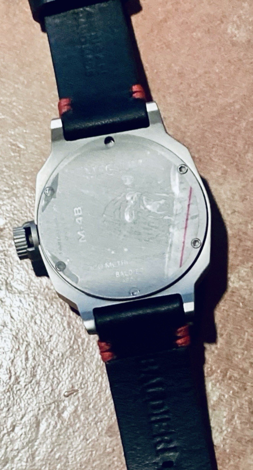 Baldieri MAGNUM M48 INOX AB0061SS-BKD Limited 055/150 WR 30ATM Swiss Automatic