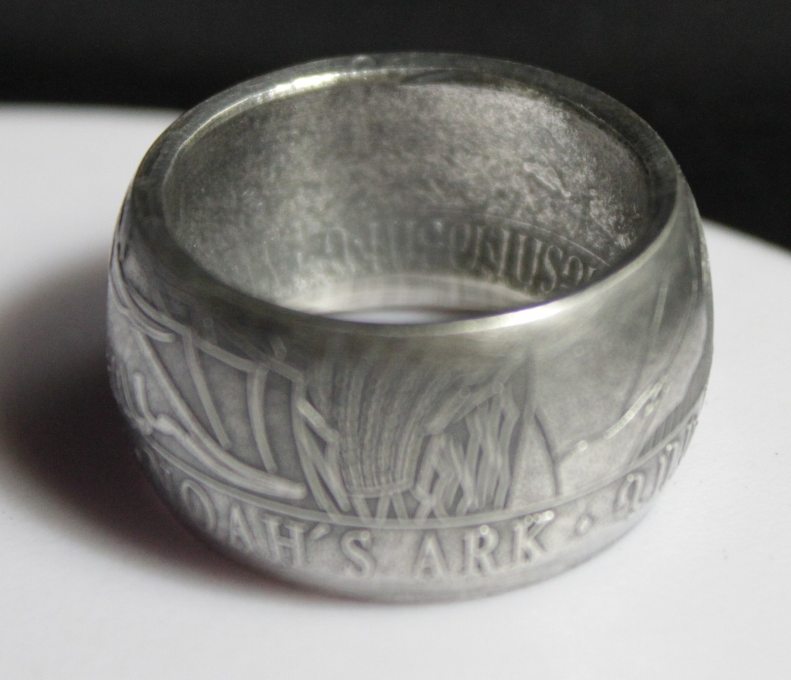 Armenia 500 Drams Noah’s Ark .999 Silver 1 oz Coin Ring Custom Made Size 9 – 15