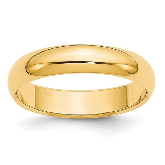 10K Solid Yellow Gold 2mm 3mm 4mm 5mm 6mm 8m Men’s Women’s Wedding Band Ring