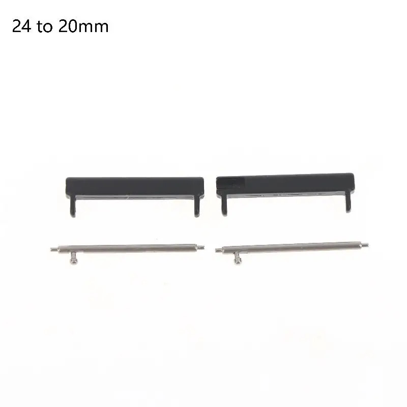 1Pair 24Mm to 22Mm/20Mm Wristband Adapter – Smartwatch Replacement Connector for