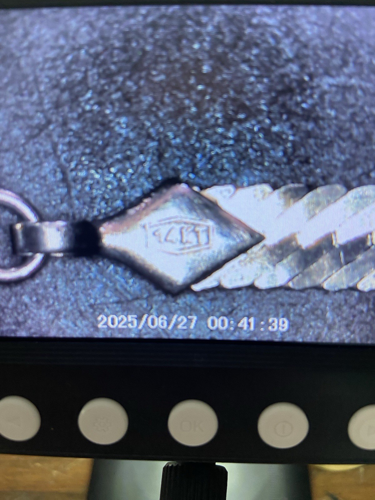 Vintage 14K Gold Reversible Diamond Cut Herringbone Bracelet 7” 3.15g 4mm