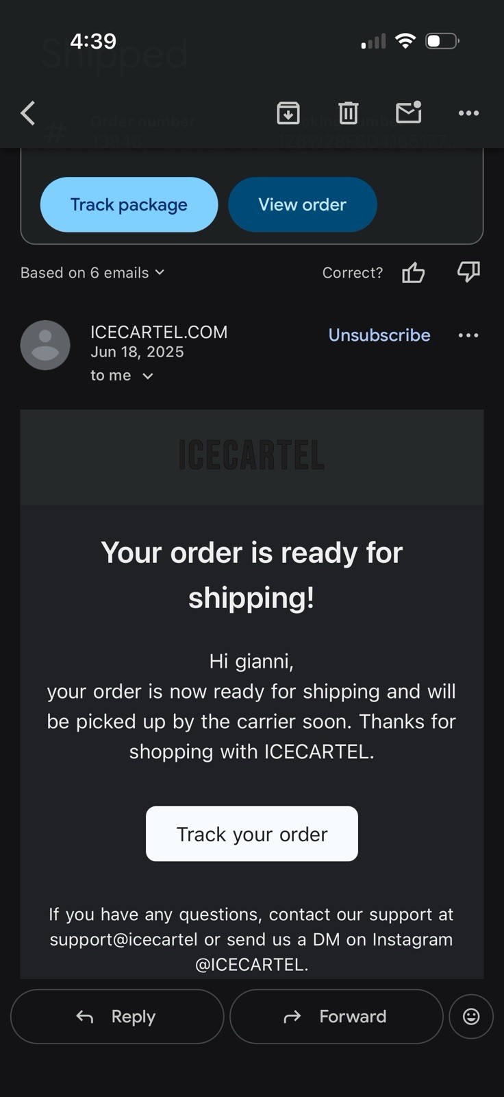 ICECARTEL Anchor/Mariner Chain Necklace Silver Tone Clear CZ Pavé Hip Hop