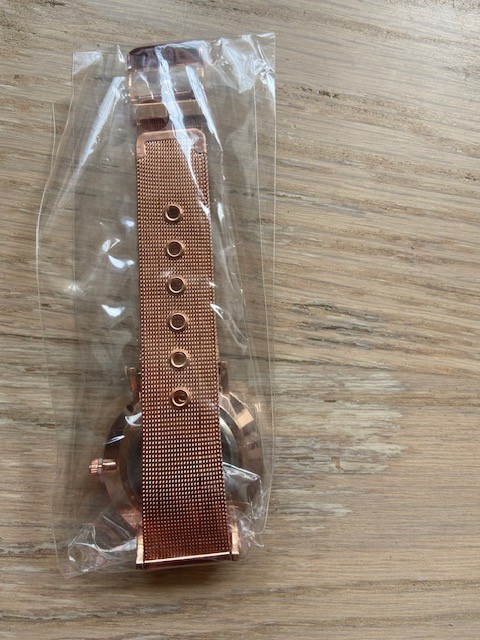 mens gold colored watch Brand New