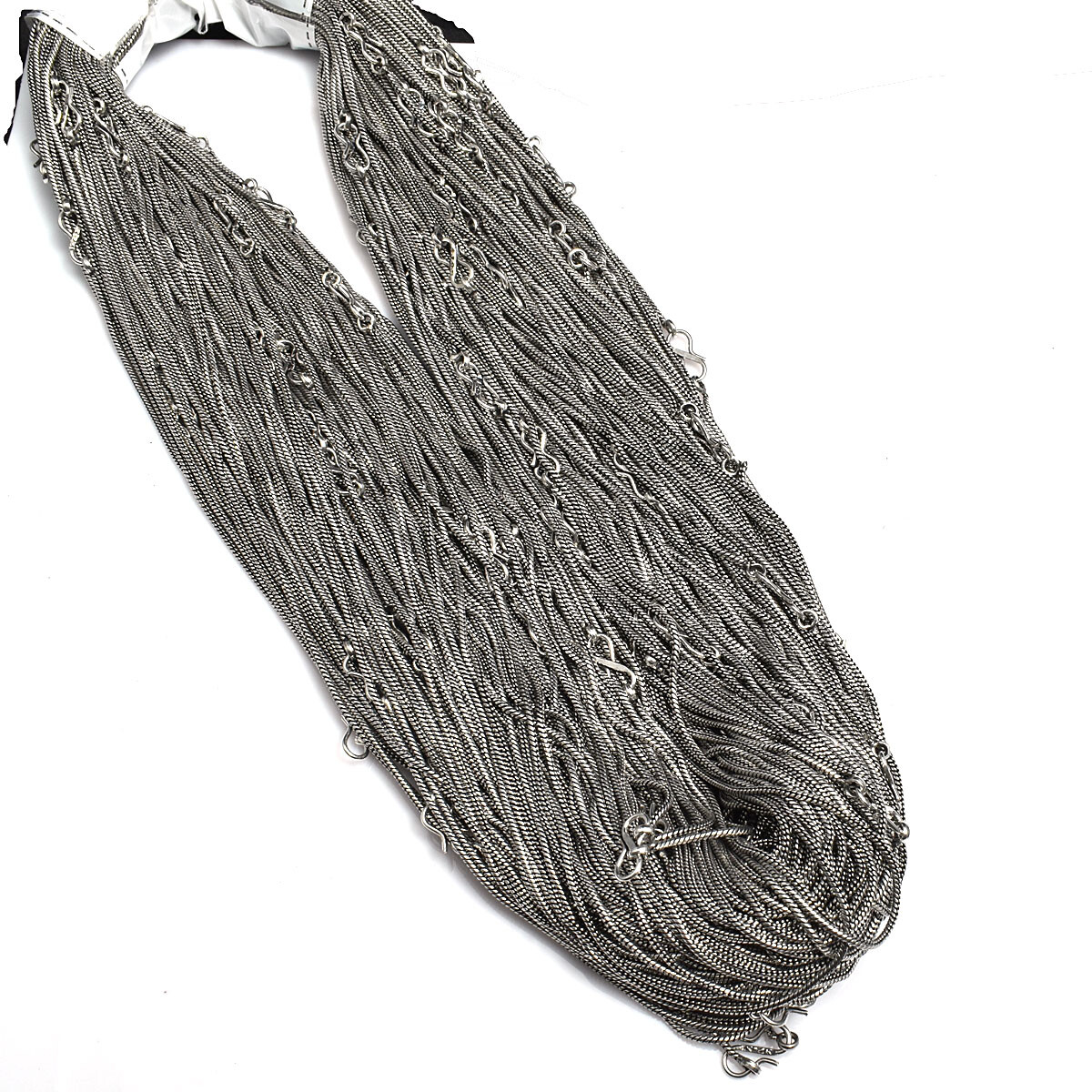 16″18″20″22″24″ Snake Chain S” Lock Ethnic Handmade Necklace Jewelry.