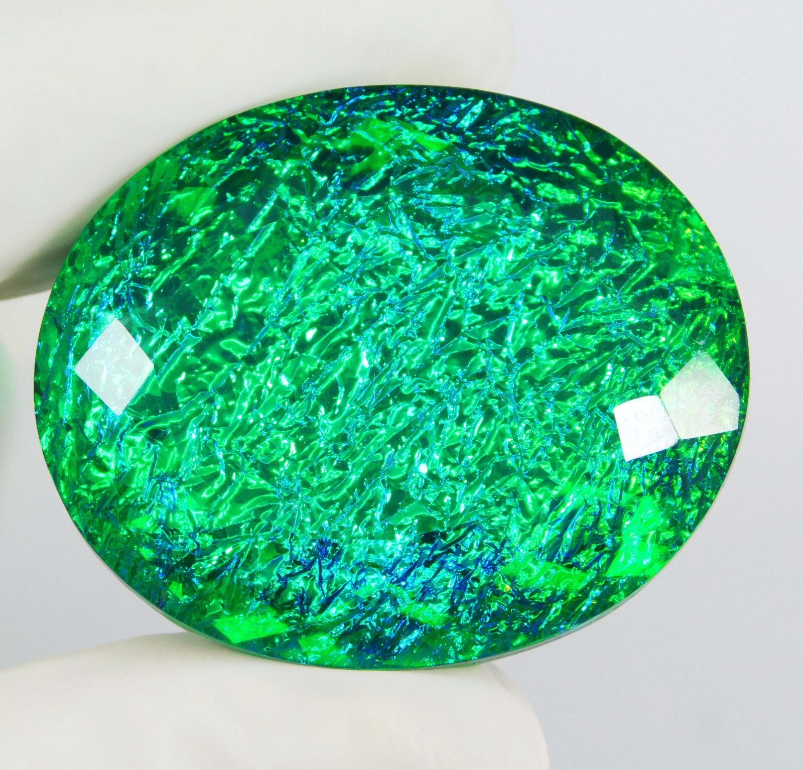 104.30 Ct Natural Monarch Fire Opal Doublet Oval Cut Loose Gemstone Certified