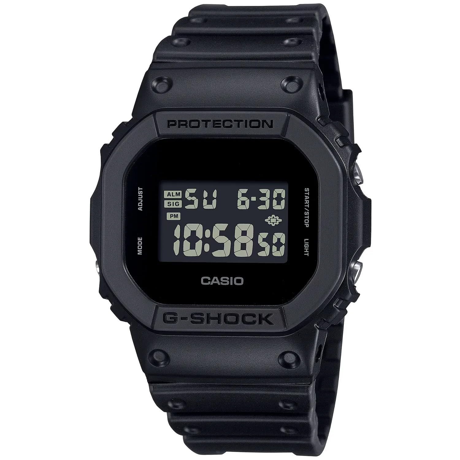 Casio Men’s G-Shock Blackout Digital Resin Watch – DW-5600UBB-1ER NEW
