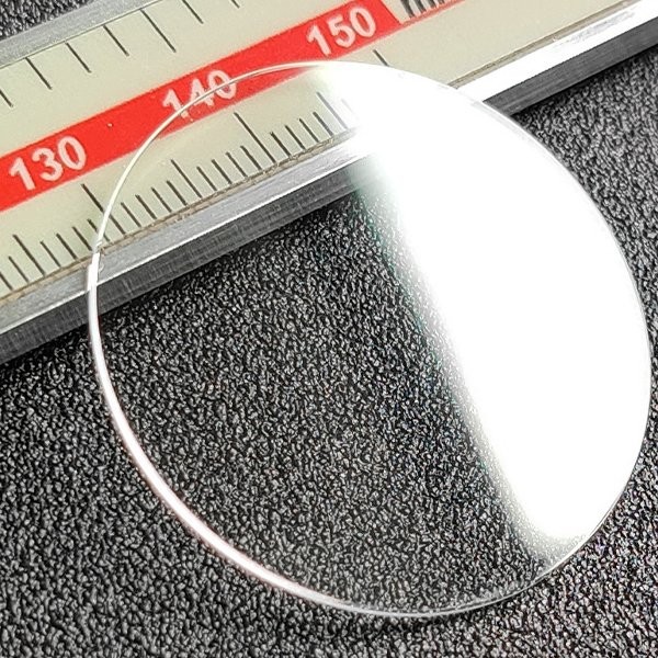 0.8/1.0/1.5/2.0mm Thick Flat Mineral Glass Watch Crystal 15-60mm Replacement